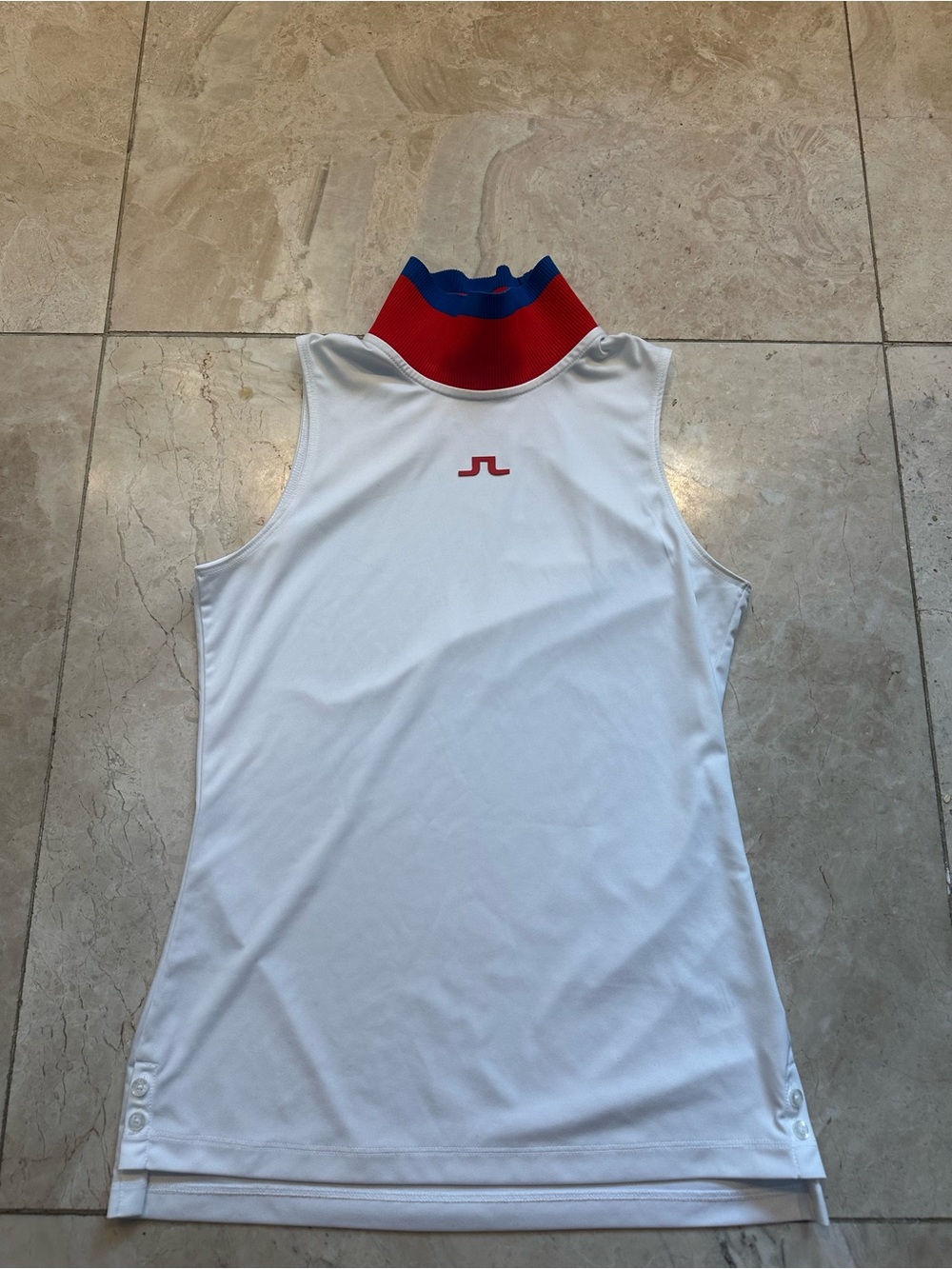 Womens L J Lindeberg sleeveless golf shirt Size S